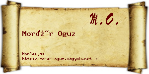 Morár Oguz névjegykártya